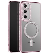 Pilelistore   Samsung Galaxy A37 5G Joke Simli Magneticsafe Kılıf - Pembe
