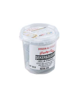 Şeker Sugar Şeker Hamuru Pasta Süsleme Hamuru 500 Gr   Gri
