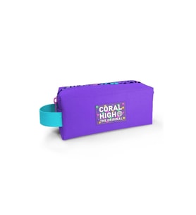 CORAL HIGH 22072 KIDS MOR LEOPAR DESENLİ TEK BÖLMELİ KALEM ÇANTASI