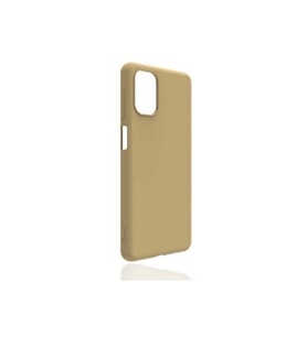 Samsung Galaxy M51 Uyumlu Kılıf Zore Biye Silikon (Gold)