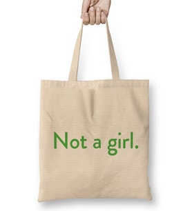 Not A Girl Janet The Good Place Bez Çanta Uzun Saplı