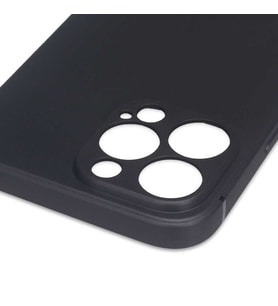 Apple iPhone 13 Pro Kılıf Lüks Kamera Korumalı Silikon (Siyah)