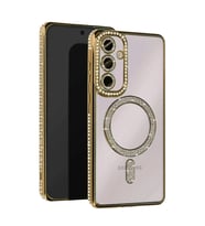 Samsung Galaxy A17 5g Joke Simli Magneticsafe Kılıf - Gold