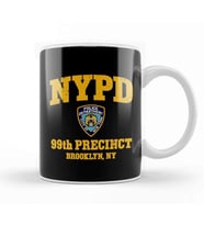 99th Precinct Brooklyn Ny Kupa Bardak Porselen