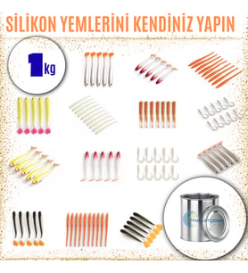 Silikon Balık Yemi Ham Maddesi (25 Shore) 1KG