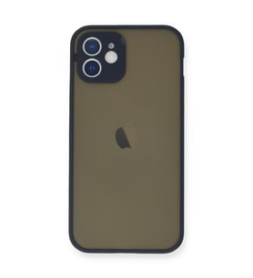 Apple İphone 12 Mini Kılıf Montreal Silikon Kapak - Lacivert