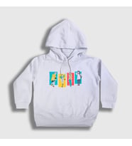 Presmono Unisex Çocuk Beyaz Lost In Paradise Jujutsu Kaisen Kapüşonlu Sweatshirt 351858tt