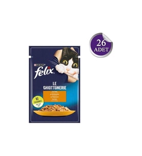 Felix Tavuklu Yetişkin Kedi Konservesi 85gr*26 Adet