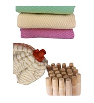 Mikrofiber Balkon Mop Gürgen Saplı Temizlik Aracı, Vilada Ucu, 1 Adet