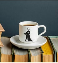 Gelin & Damat Tasarımlı Türk Kahvesi Fincanı
