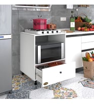 Kenzlife ocak dolabı nevresel byz 85*70*60 XLARGE çekmeceli hazır mutfak klasik setüstü ocak için sabit tabla (Karışık)