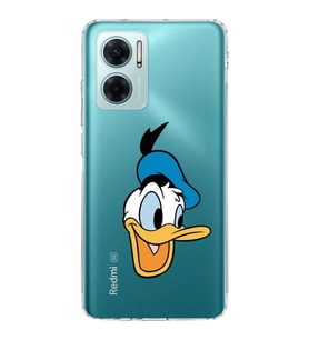 Redmi Note 11e  Kamera korumalı Kapak Donald Duck Tasarımlı  Şeffaf Kılıf