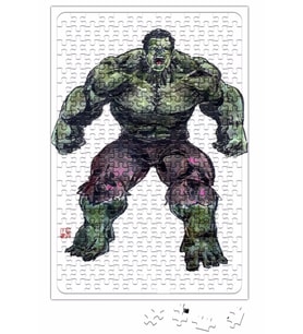 Hulk Mad Roar Marvel Superhero Power Bruce Puzzle 240 Parça