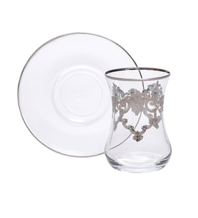 Decorium Çay Takımı 12 Prc Palas Platin M00719
