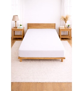 Bessy Penye Fitted Lastikli Çarşaf %100 Pamuk Kumaş TekÇift Kişilik Battal King Size (Beyaz)