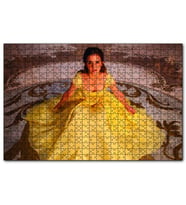 Cakapuzzle  Emma Watson Sarı Elbiseli  Puzzle Yapboz MDF (Ahşap) (120 Parça)