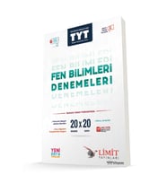 Limit Yayınları 2024 - 2025 Müfredat Yeni Nesil TYT FEN BİLİMLERİ DENEMLERİ (Çok Renkli)