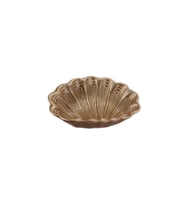 Polyester İstiridye Deniz Kabuğu Şekilli 7 CM (25 Adet)  Gold
