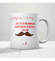 İyi Ki Babamsın Baskılı Babalar Günü Kupa Bardak Kahve Kupa Bardak