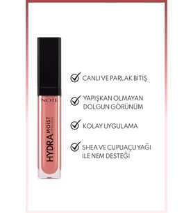 Northcity Hydramoist Dudak Parlatıcısı 02 Bare Blush – Nemlendirici ve Dolgun Görünümlü Dudaklar İçin