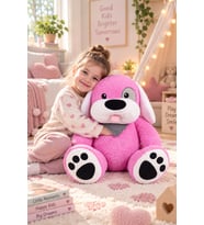 Harika Peluş Karizmatik Korsan Köpek (%100 yerli ) (Pembe)