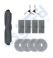 Dreame X40 MASTER-X40 ULTRA-L40 ULTRA UYUMLU 1 Ana Fırça 2 Yan Fırça 4 Filtre 4 Mop