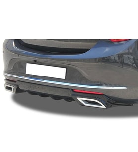 Opel Astra J HB Sport P Black Difüzör + Krom Egzos Ucu 2012- 2015 Plastik