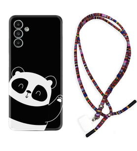 Samsung A23 A31 A32 A50 A51 A52 A53 A70 Kılıf Boyun Asklı Rasta Silikon Bay Bay Panda 1784