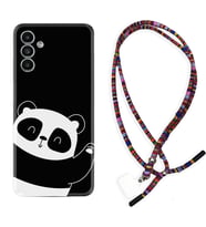 Samsung A23 A31 A32 A50 A51 A52 A53 A70 Kılıf Boyun Asklı Rasta Silikon Bay Bay Panda 1784