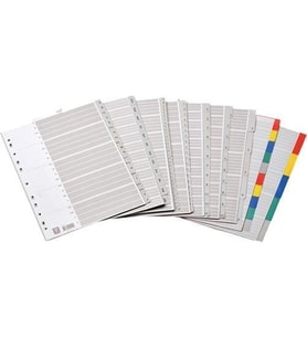 Bafix Seperatör 1-20 Rakamlı Karton A4
