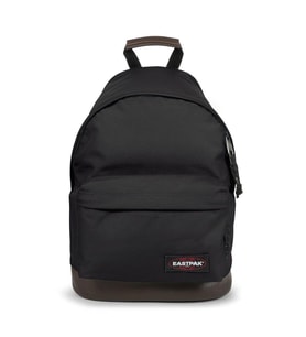 Eastpak Sırt Çantası Wyoming Altı Derili Black EK0008110081 (Siyah)