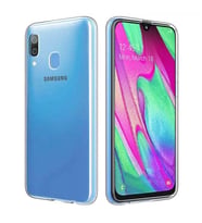 Samsung Galaxy A40 2.0 MM Korumalı Silikon Kılıf Şeffaf