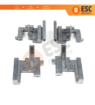 Renault Clio MK2 1998-2012 için Elektrikli  Sunroof Kızak Halat Metal Ayak Seti