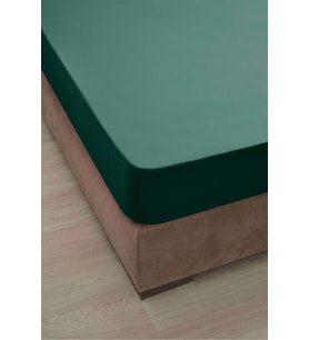 Özdilek Fitted Lastikli Tek Kişilik Çarşaf Seti (100x200)-Zümrüt Yeşili