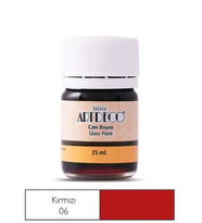 Artdeco Cam Vitray Boyası 25 ml. 06 KIRMIZI 