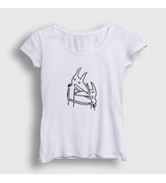 Presmono Kadın Beyaz Twin Fantasy Car Seat Headrest T-Shirt 504779tt (Beyaz)