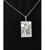 Kişiye Özel 925 Ayar Gümüş Athena Kolye