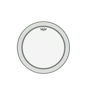 REMO P3-1318-C2 Powerstroke 3 Clear Kick Derisi (Profesyonel - 18 İnç Şeffaf)  Şeffaf Tek Katlı Yapı, Dahili Susturucu Halkası, Odaklanmış ve Orta Frekanslı Caz/Pop Tonu  Ölçüler: 18 İnç Çap