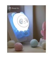 Sevimli Panda Çocuk Odası Gece Lambası, Prize Tak Çalıştır, 2W LED Beyaz Işık (Krem)