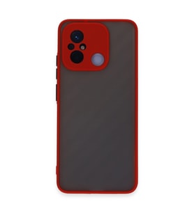 Xiaomi Redmi 12c Kılıf Montreal Silikon Kapak - Kırmızı