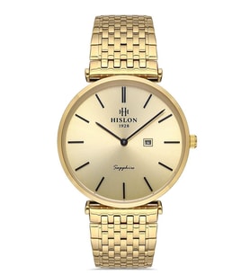 HISLON CL119G-08SG ERKEK KOL SAATİ (Gold)