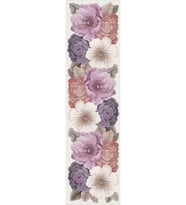 Eliana Home Baskılı, Yıkanabilir Kaymaz Taban Salon Halısı LNA1290 100x150 cm (Pembe)