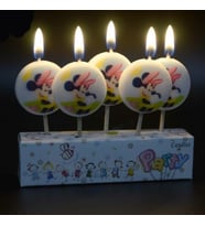 MİNNİE MOUSE BIRTHDAY CANDLE VIP KALİTE MİNNİE MOUSE PASTA MUMU 5 ADET MİNNİE MOUSE DOĞUM GÜNÜ MUMU
