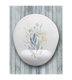 Flower Oval Bilek Destekli Mouse Pad