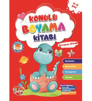 Konulu Boyama - KırmızıKitap (4-5 Yaş)