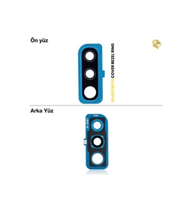 Samsung Galaxy A50 Kamera Lensi Full Kamera lensi sade lens kamera camı kamera merceği