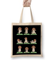 Cavalier King Charles Spaniel Dog Yoga Bez Çanta Uzun Saplı