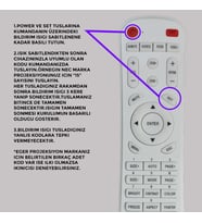 HUAYU AKILLI PROJEKSİYON KUMANDASI RM-P1562