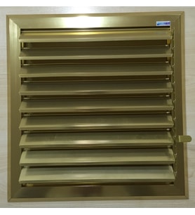 ecovent 45x45 ALÜMİNYUM MENFEZ ALTIN KROM