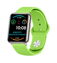 Huawei Watch Fit 2 Uyumlu PureLux Soft Silikon Kordon (Yeşil)